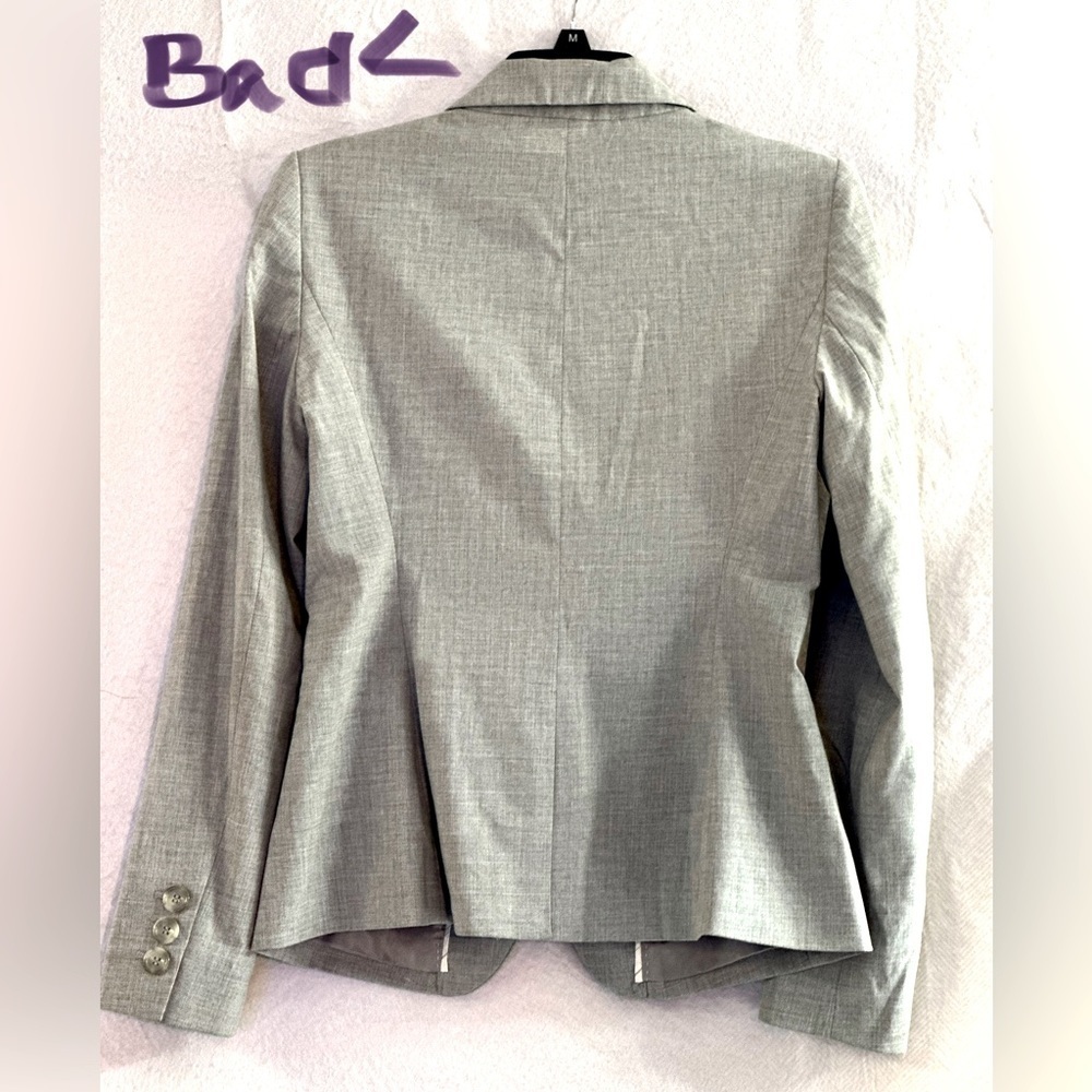 LADIES GREY DRESSY JACKET - Picture 2 of 3